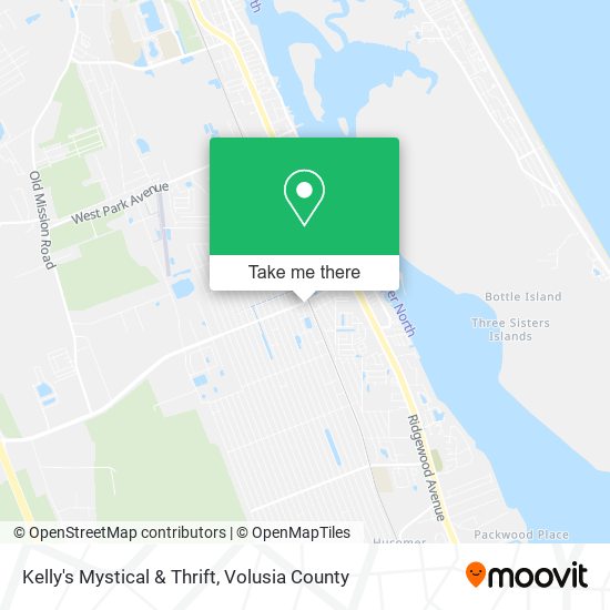 Kelly's Mystical & Thrift map