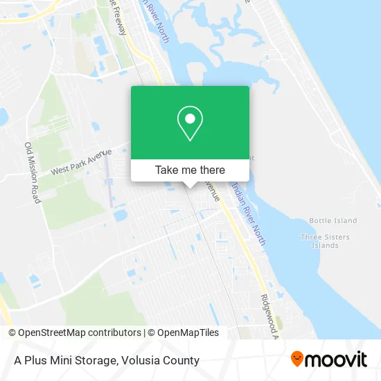 A Plus Mini Storage map