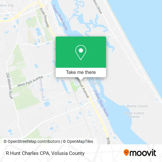 R Hunt Charles CPA map