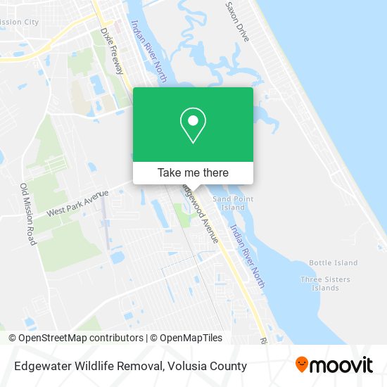 Mapa de Edgewater Wildlife Removal