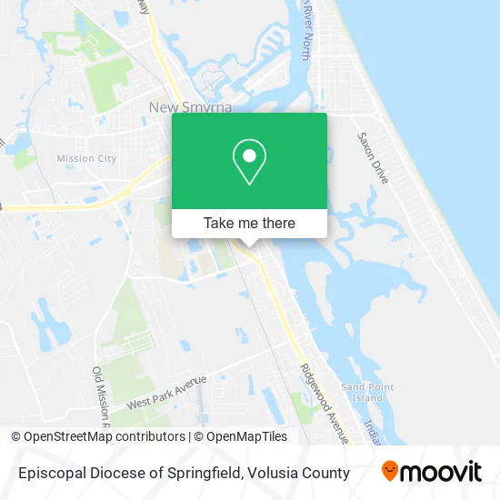 Episcopal Diocese of Springfield map