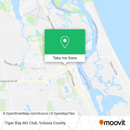 Mapa de Tiger Bay Atv Club