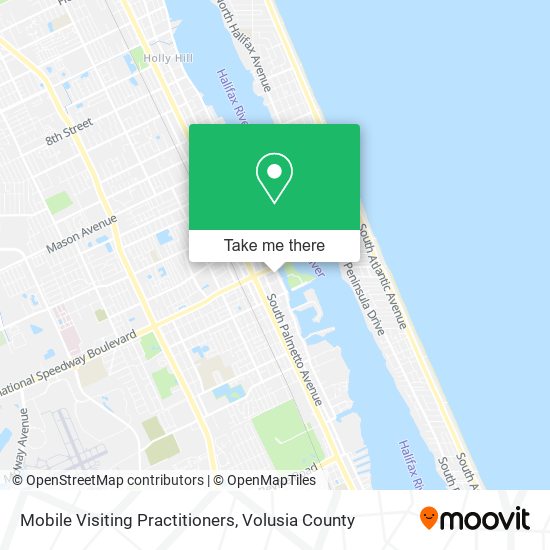 Mobile Visiting Practitioners map