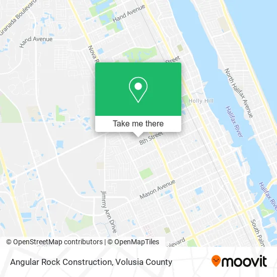 Angular Rock Construction map