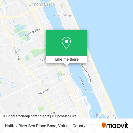 Halifax River Sea Plane Base map