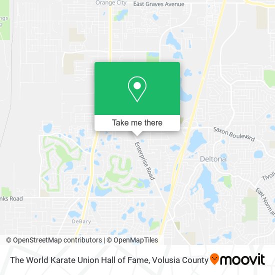 The World Karate Union Hall of Fame map