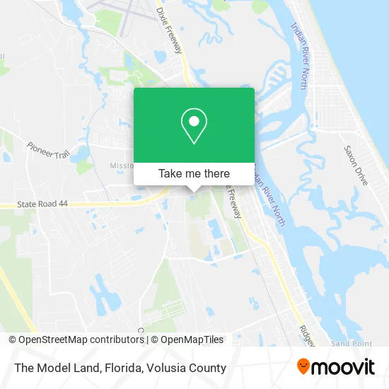 The Model Land, Florida map