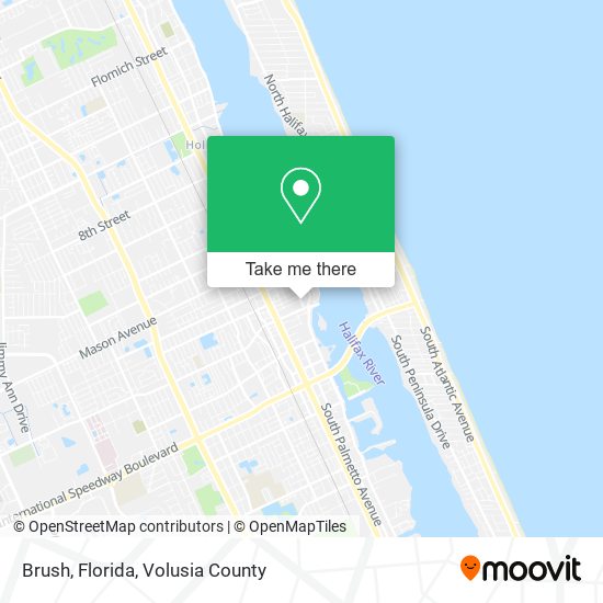 Mapa de Brush, Florida