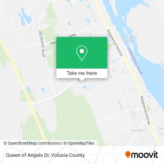 Queen of Angels Dr map