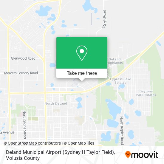 Mapa de Deland Municipal Airport (Sydney H Taylor Field)