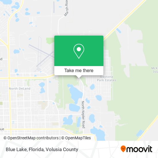 Mapa de Blue Lake, Florida