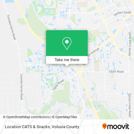 Location CATS & Snacks map