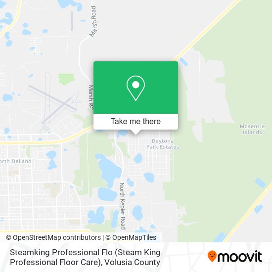 Mapa de Steamking Professional Flo (Steam King Professional Floor Care)