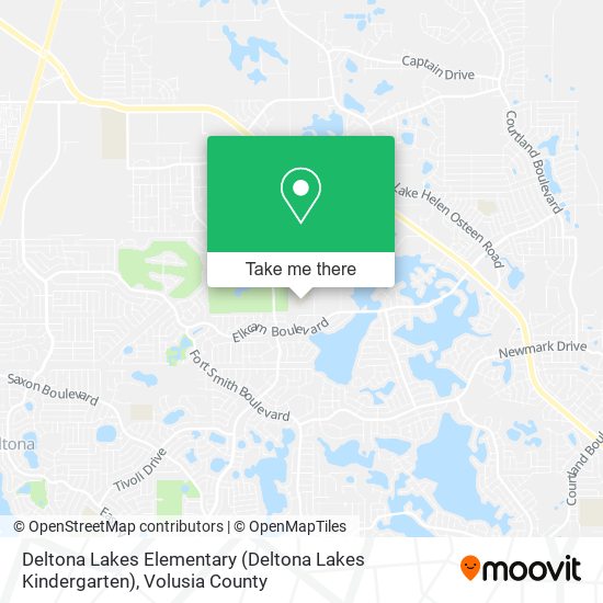 Deltona Lakes Elementary (Deltona Lakes Kindergarten) map