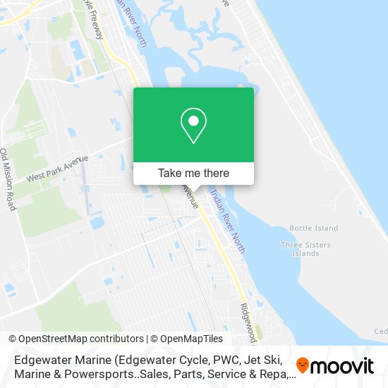 Edgewater Marine map