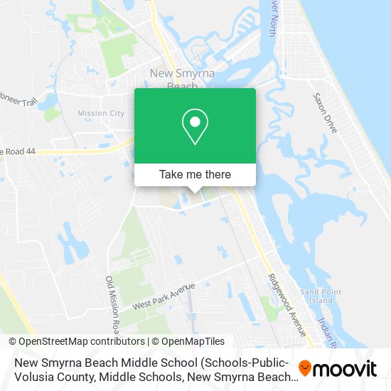 New Smyrna Beach Middle School map