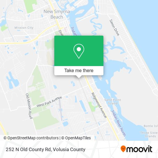 252 N Old County Rd map