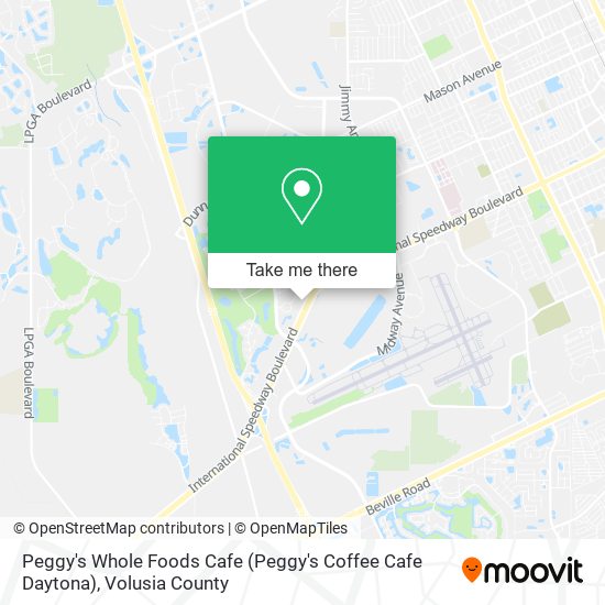 Mapa de Peggy's Whole Foods Cafe (Peggy's Coffee Cafe Daytona)