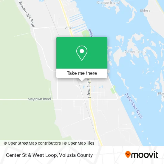 Center St & West Loop map