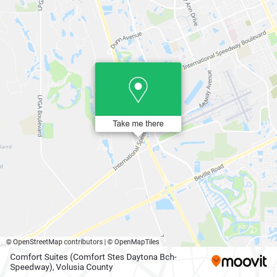 Comfort Suites (Comfort Stes Daytona Bch-Speedway) map