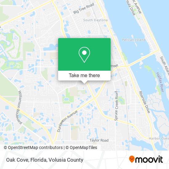 Mapa de Oak Cove, Florida