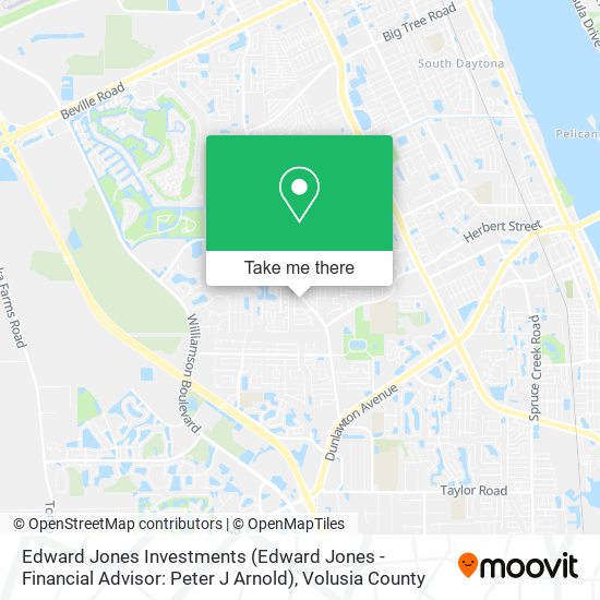 Mapa de Edward Jones Investments (Edward Jones - Financial Advisor: Peter J Arnold)