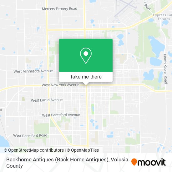 Mapa de Backhome Antiques (Back Home Antiques)