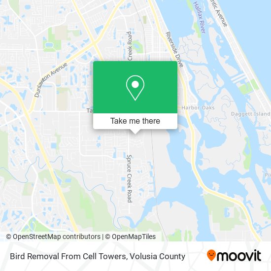 Mapa de Bird Removal From Cell Towers