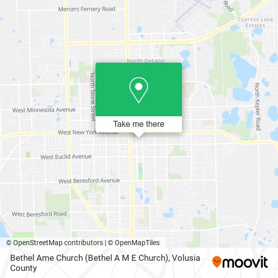 Mapa de Bethel Ame Church (Bethel A M E Church)