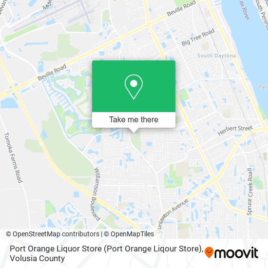 Mapa de Port Orange Liquor Store