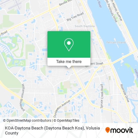 Mapa de KOA-Daytona Beach (Daytona Beach Koa)