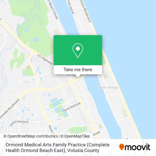 Ormond Medical Arts Family Practice (Complete Health Ormond Beach East) map