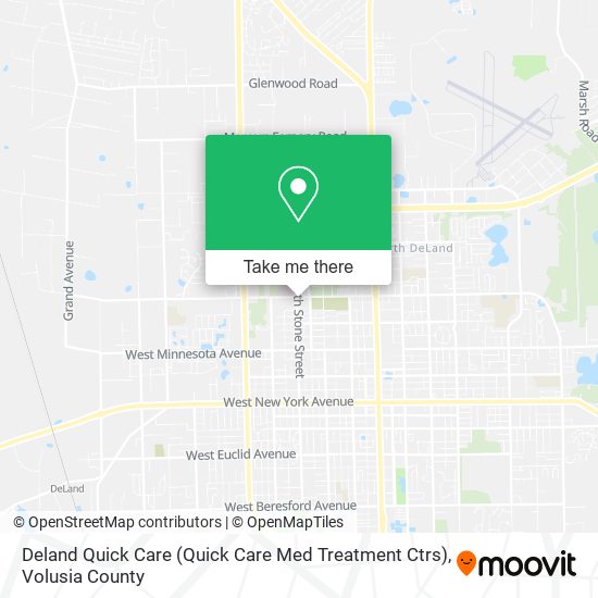 Mapa de Deland Quick Care (Quick Care Med Treatment Ctrs)