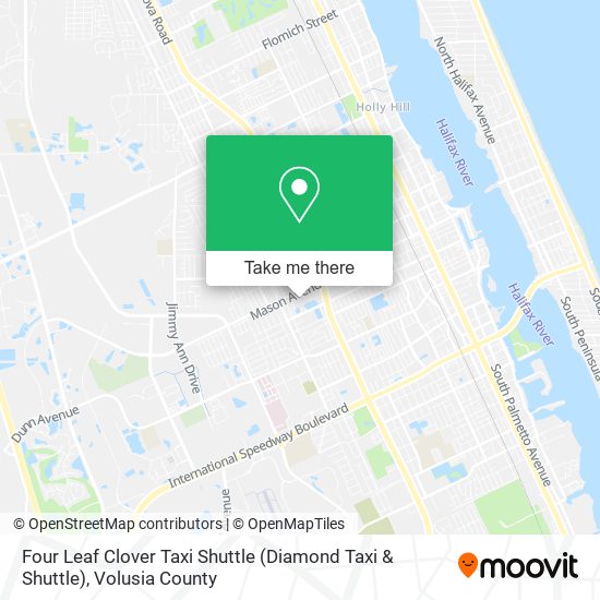 Mapa de Four Leaf Clover Taxi Shuttle (Diamond Taxi & Shuttle)