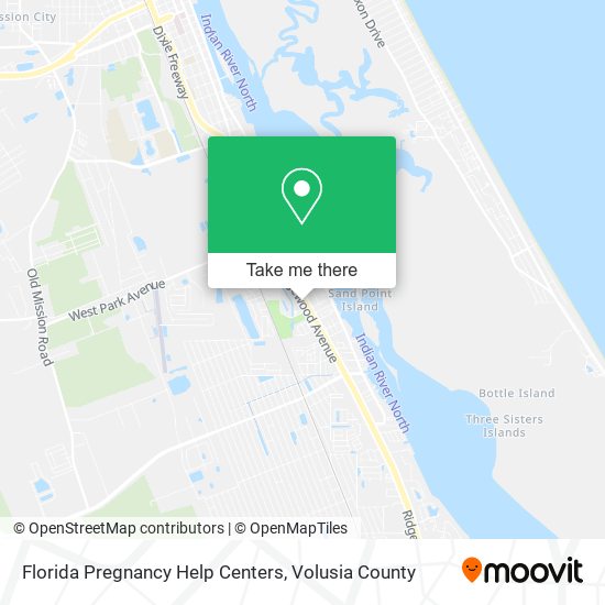 Florida Pregnancy Help Centers map