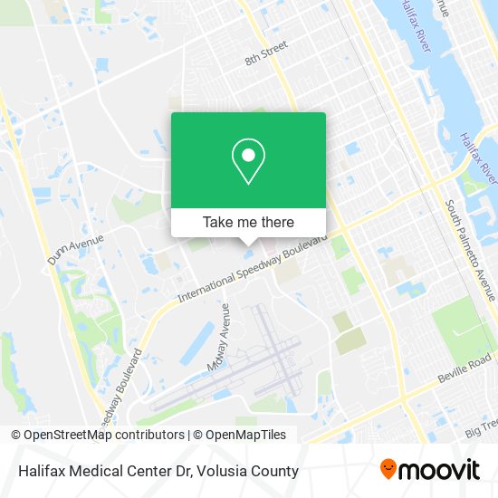 Mapa de Halifax Medical Center Dr