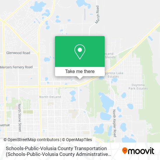 Mapa de Schools-Public-Volusia County Transportation