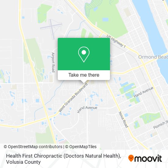 Mapa de Health First Chiropractic (Doctors Natural Health)