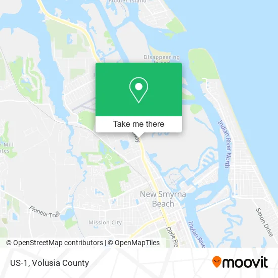 US-1 map