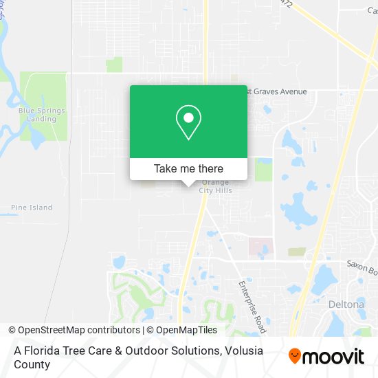 A Florida Tree Care & Outdoor Solutions map