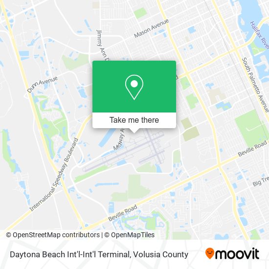 Mapa de Daytona Beach Int'l-Int'l Terminal