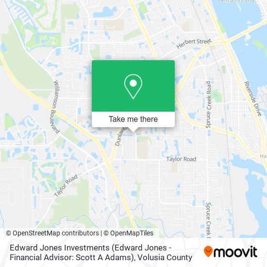 Mapa de Edward Jones Investments (Edward Jones - Financial Advisor: Scott A Adams)