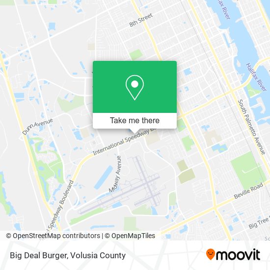 Big Deal Burger map