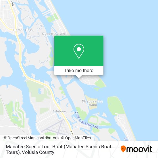 Mapa de Manatee Scenic Tour Boat