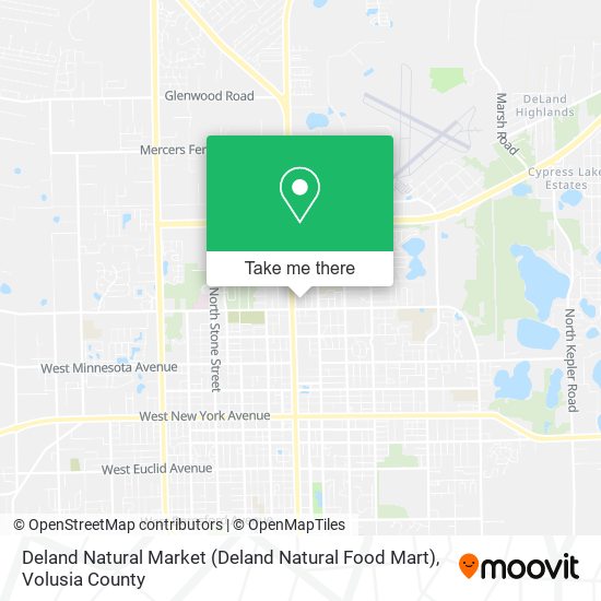 Deland Natural Market (Deland Natural Food Mart) map