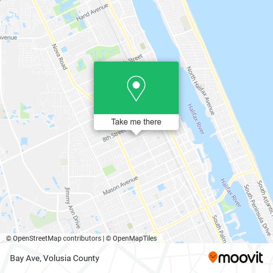 Bay Ave map