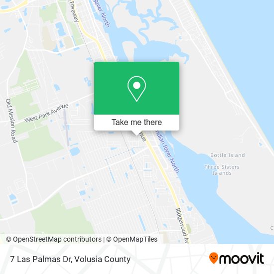 Mapa de 7 Las Palmas Dr