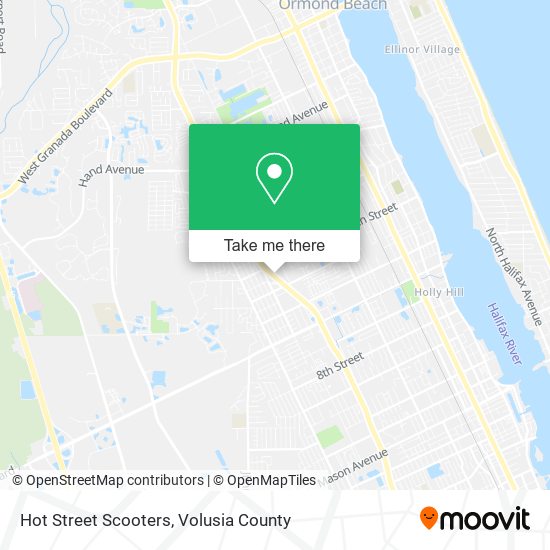 Mapa de Hot Street Scooters