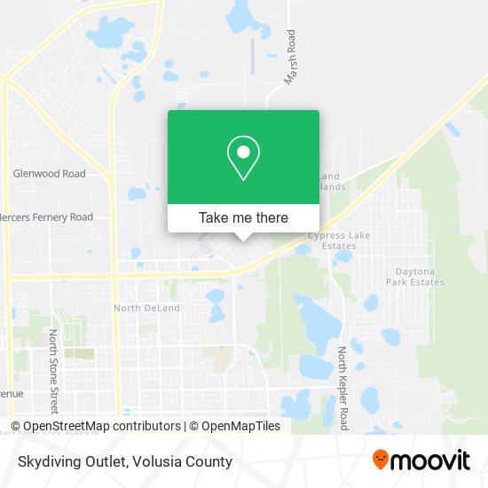 Skydiving Outlet map