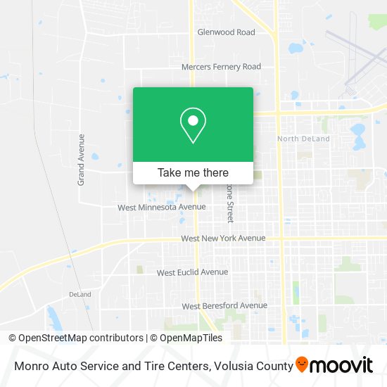 Mapa de Monro Auto Service and Tire Centers